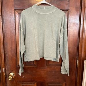 Free People We The Free Long Sleeve Mock Neck T-Shirt